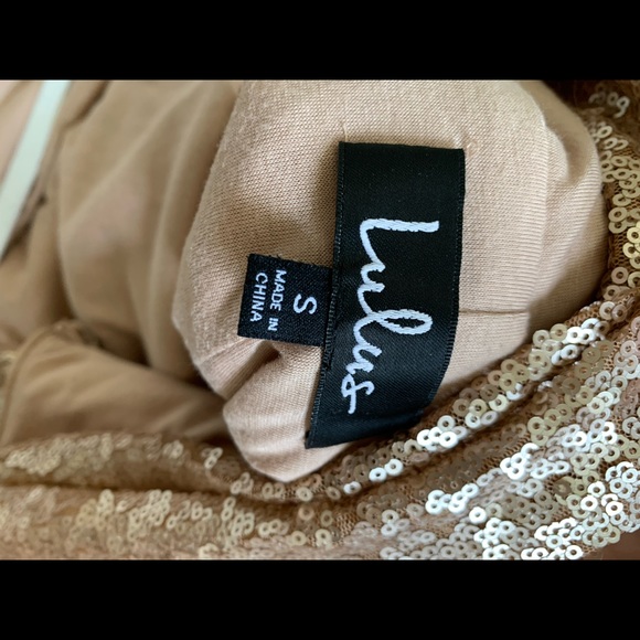 Lulu’s sequin dress. Fits like a 2/4. - Picture 5 of 7